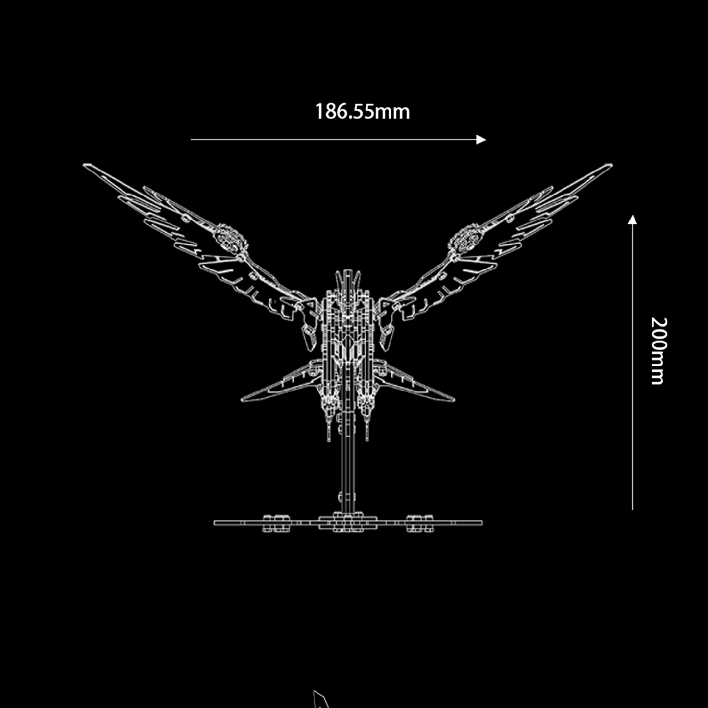【Cooperative brand】Peregrine Falcon assembly model kit