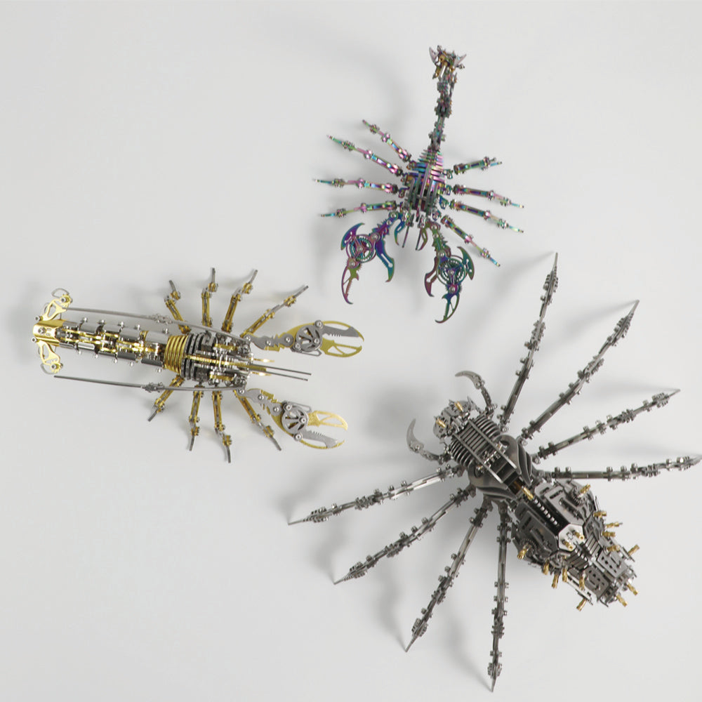 Fccgear 3D metal  Mechanical Skeleton Spider Model Kit