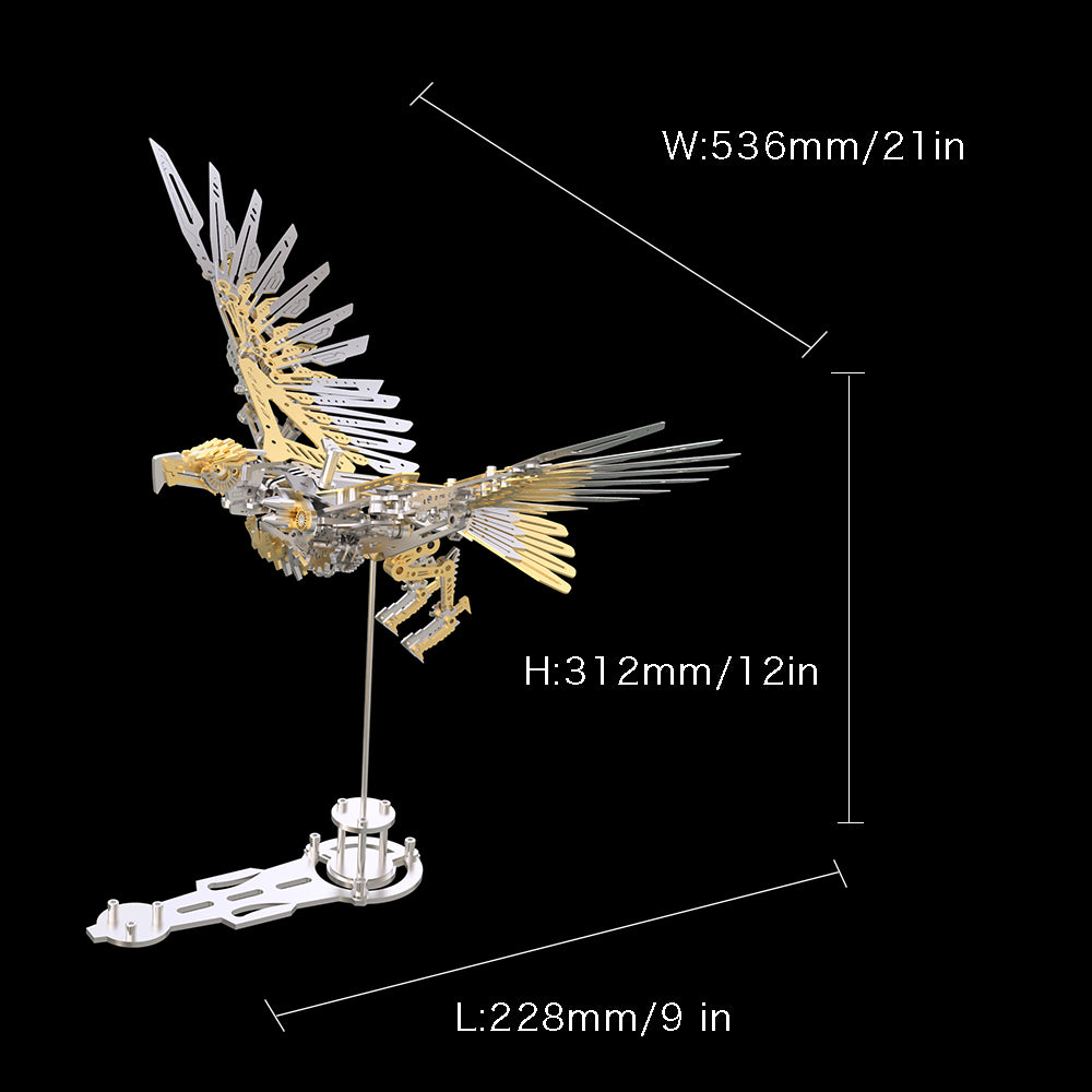 FCCGEAR 3D metal mechanical eagle model kit