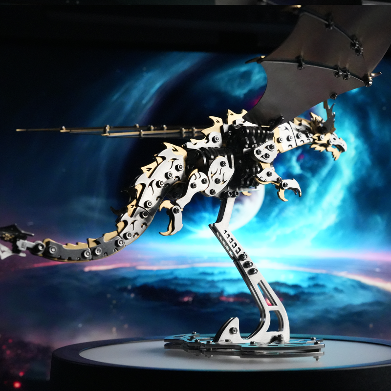 3D Metal Pterosaur Model Assembly Kit