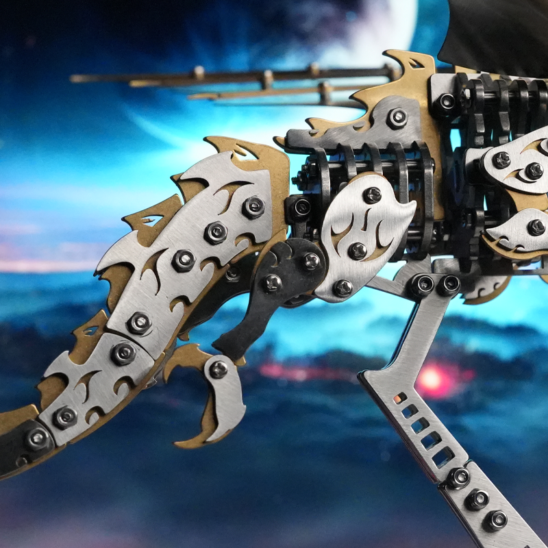 3D Metal Pterosaur Model Assembly Kit