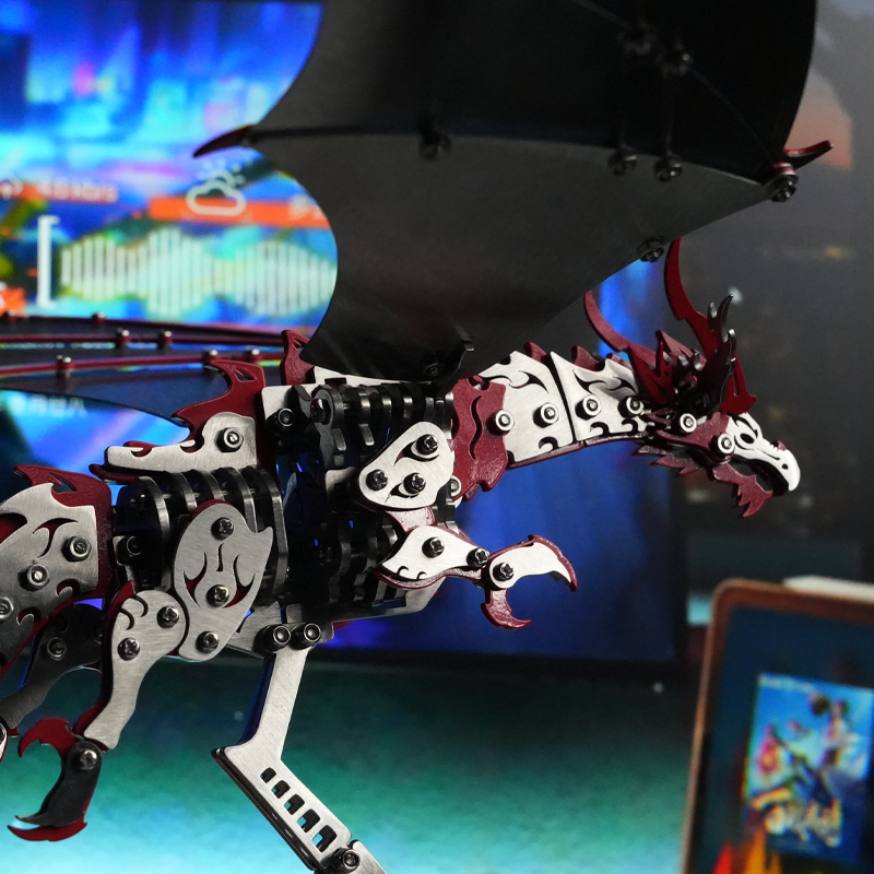 3D Metal Pterosaur Model Assembly Kit