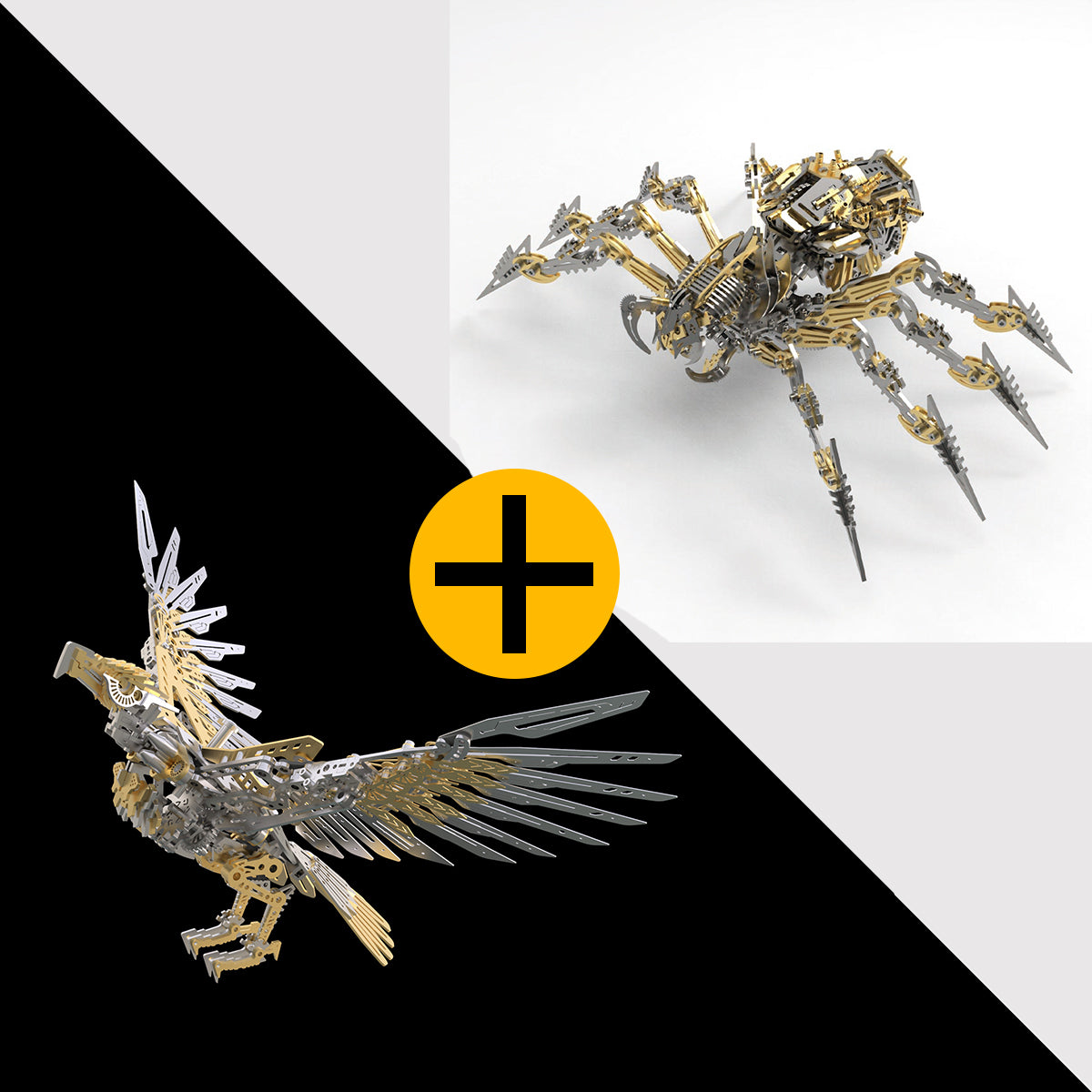 FCCGEAR 3D metal mechanical eagle model kit