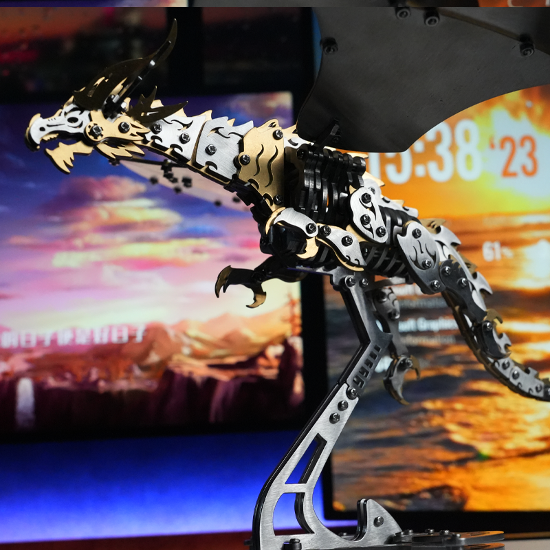 3D Metal Pterosaur Model Assembly Kit