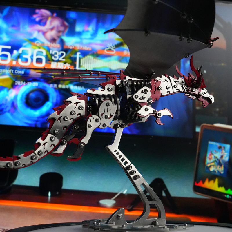 3D Metal Pterosaur Model Assembly Kit