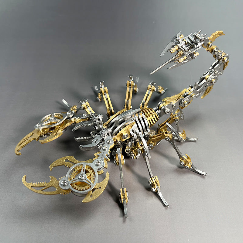 Mechanical Scorpion 3D Alloy Model kit( Comes with English manual) floatingcity