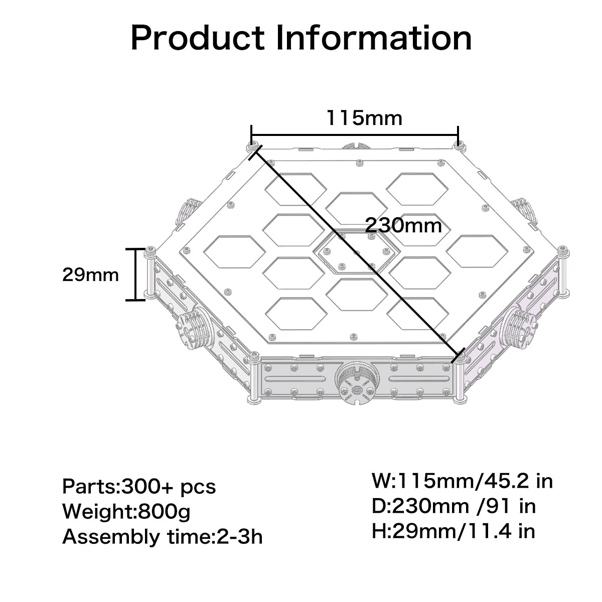 【pre-sale】Model display stand assembly kit