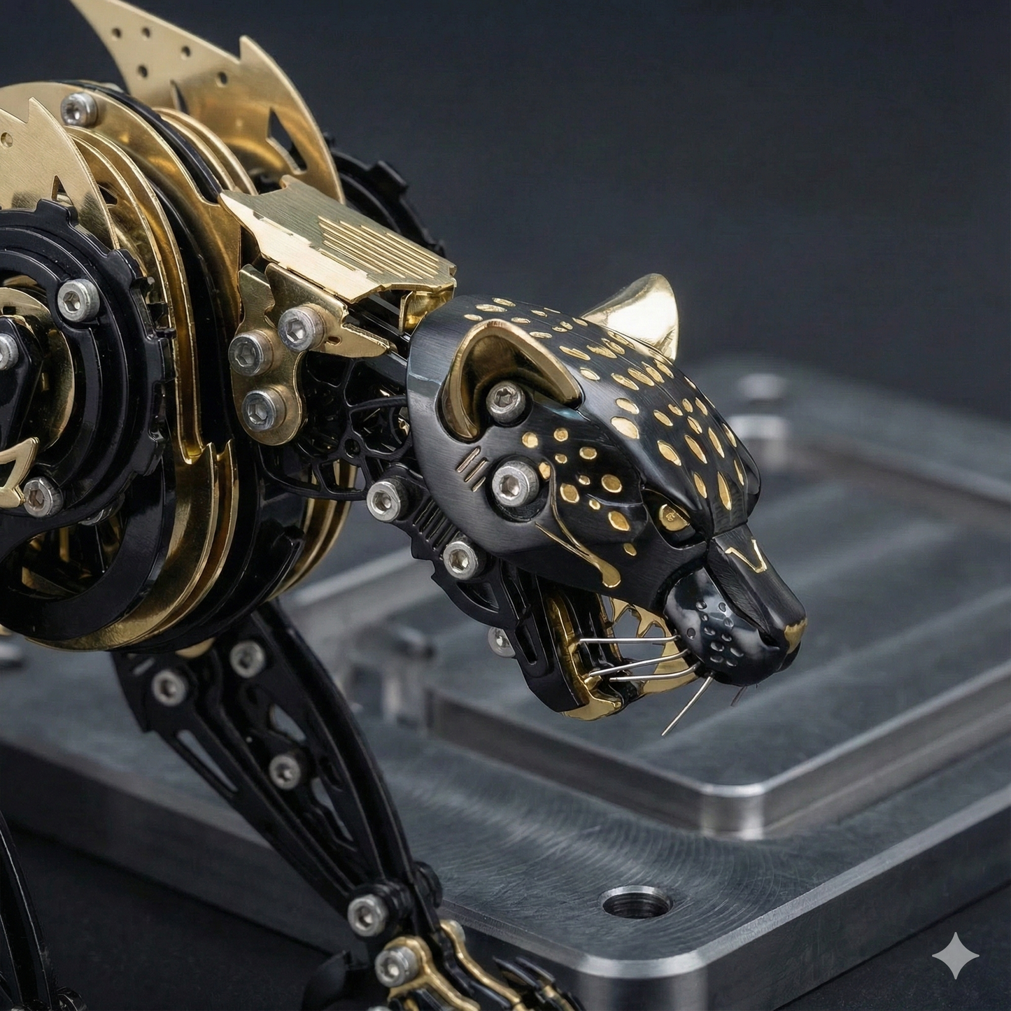 【Cooperative brand】Leopard Metal Model Kit