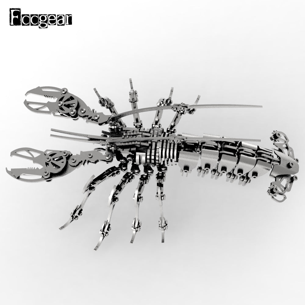 3D metal mechanical lobster