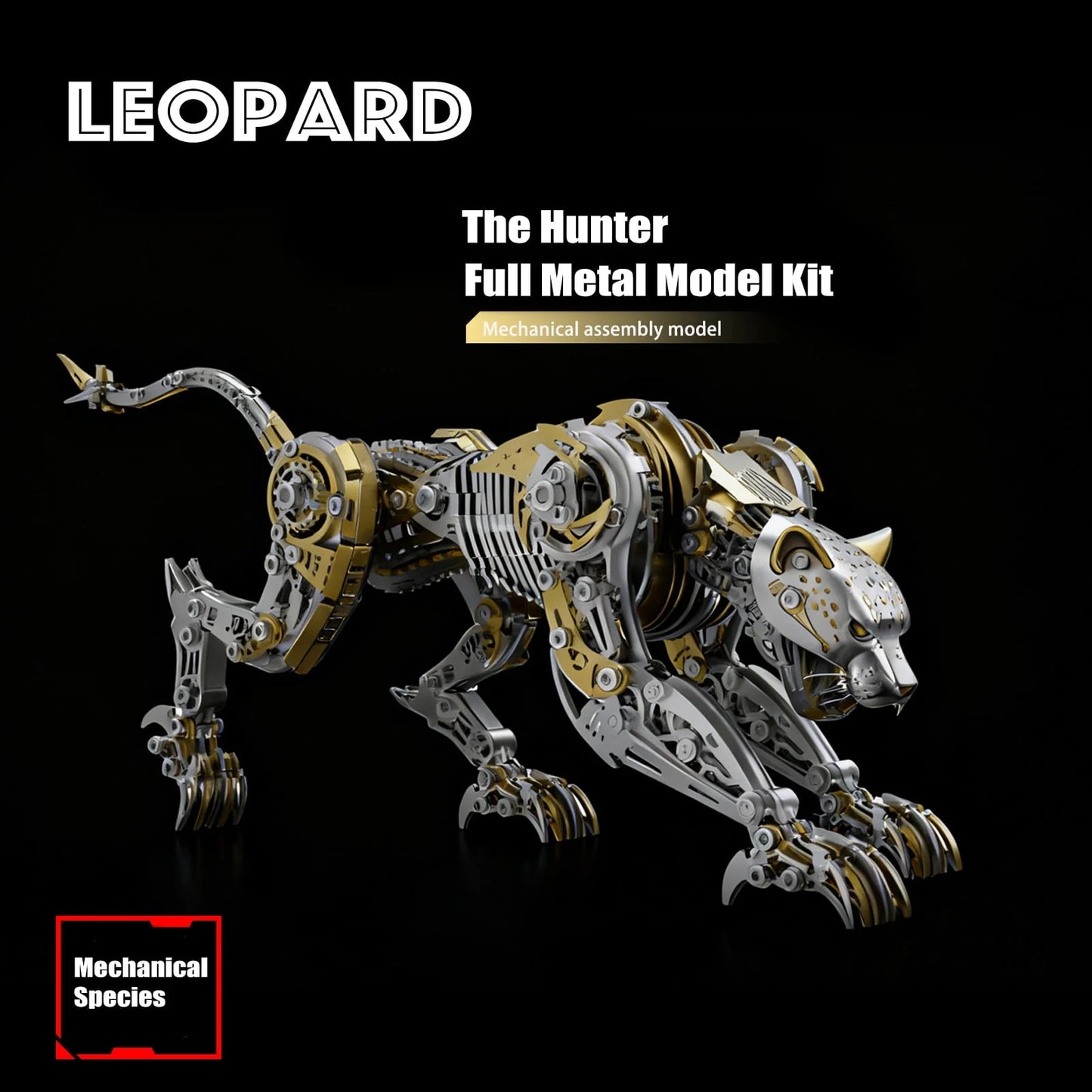【Cooperative brand】Leopard Metal Model Kit