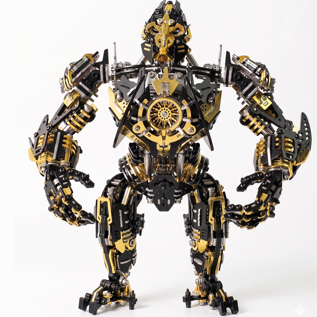 Mechanical Gorilla 3D Metal Model Kit DIY Articulated Puzzle for Adults and Kids