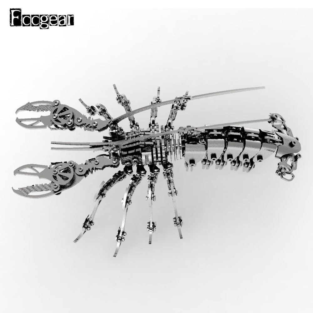 3D metal mechanical lobster