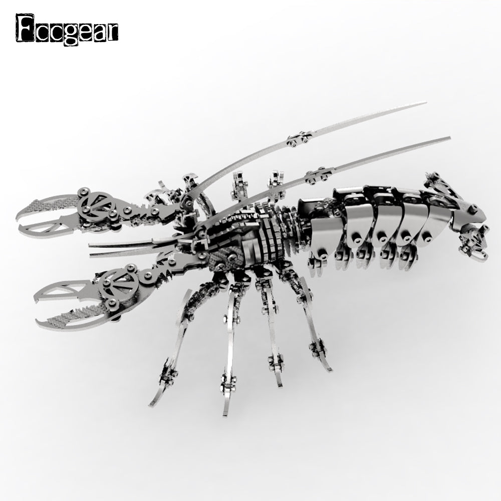 3D metal mechanical lobster