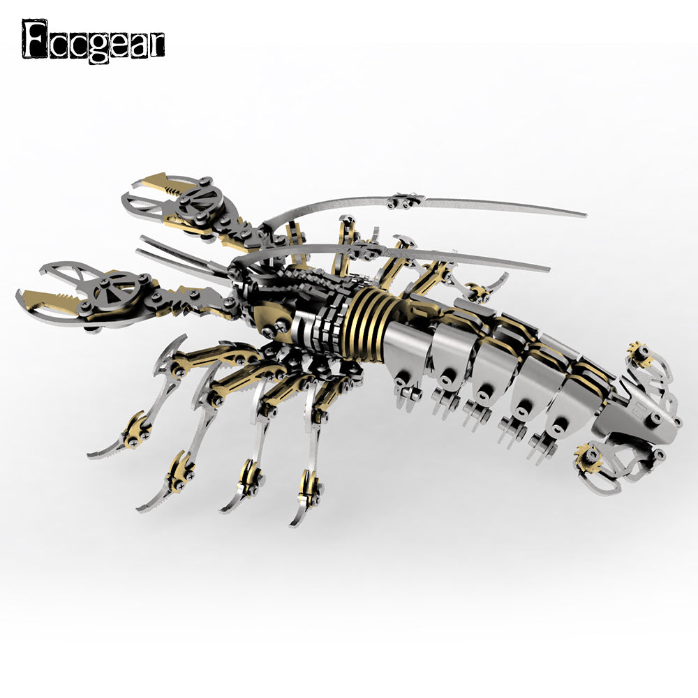 3D metal mechanical lobster