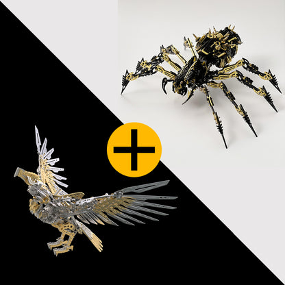 Fccgear 3D metal  Mechanical Skeleton Spider Model Kit