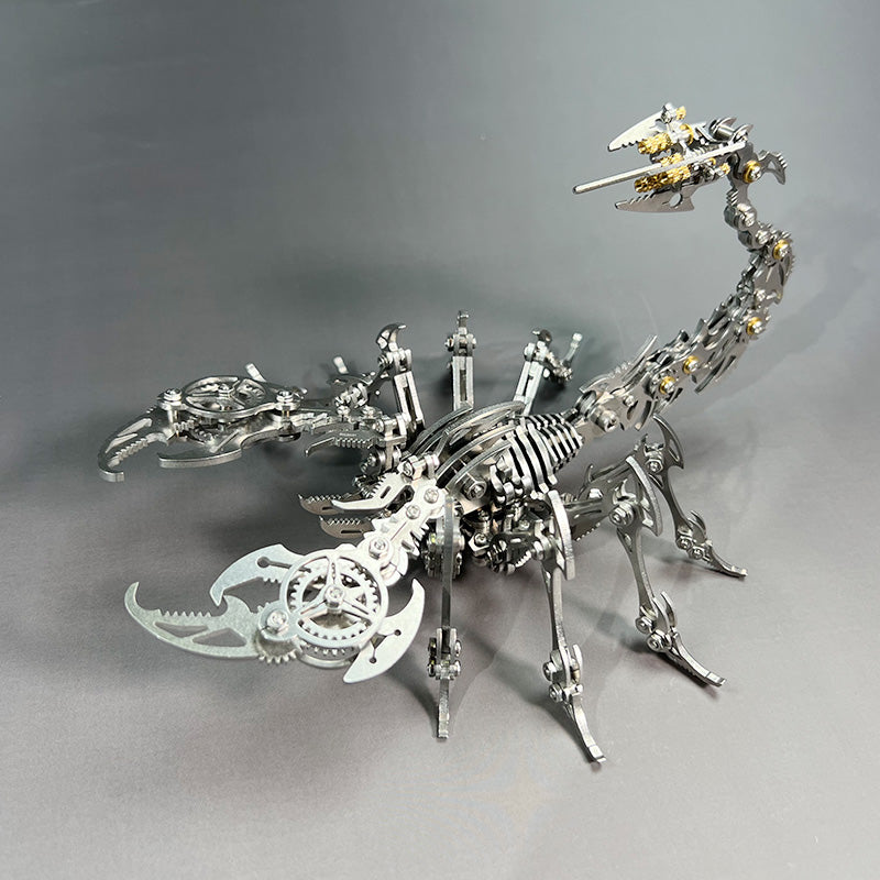 Mechanical Scorpion 3D Alloy Model kit（ Comes with English manual) floatingcity