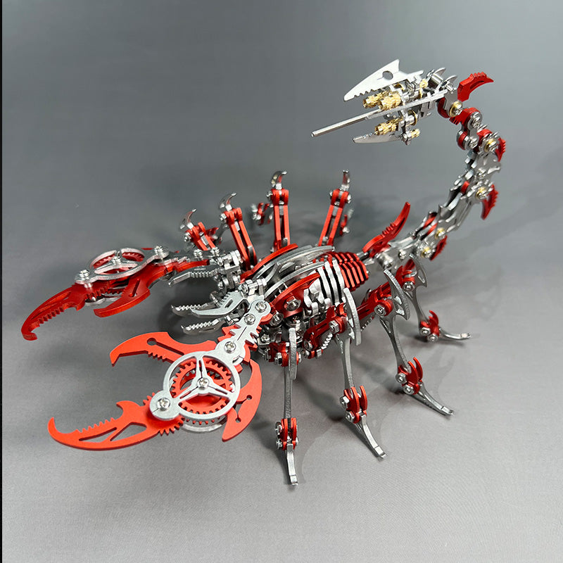 Mechanical Scorpion 3D Alloy Model kit（ Comes with English manual) floatingcity