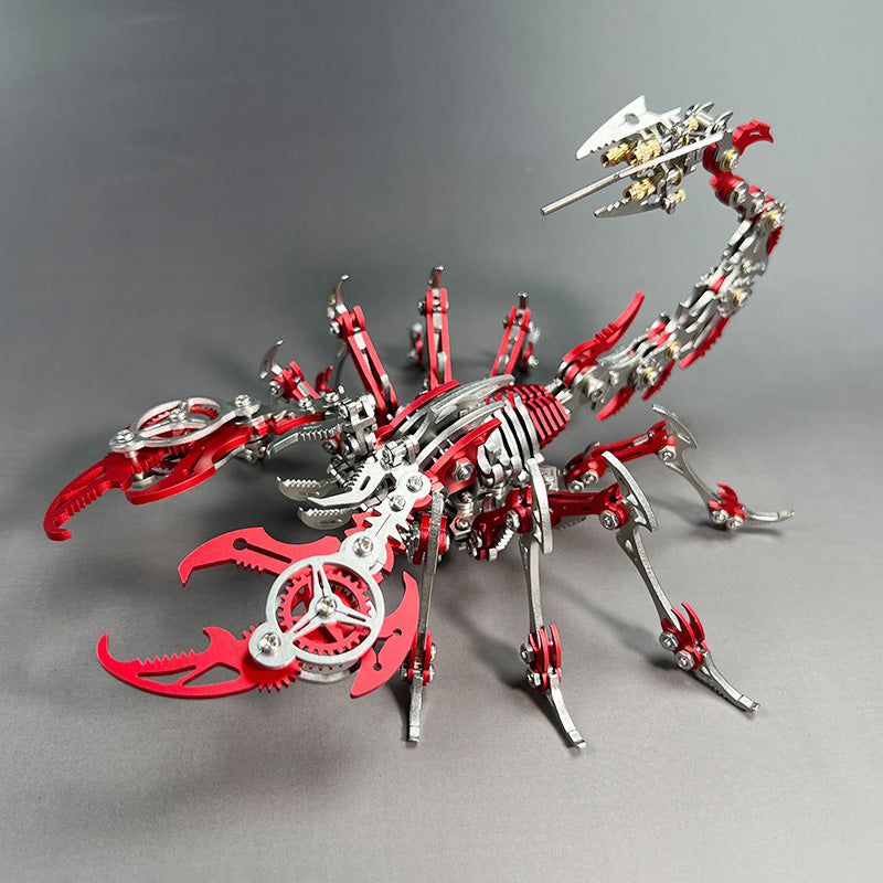 3D Metal Puzzle Scorpion DIY Model Kit, Material:  stainless steel + aluminum -005 floatingcity