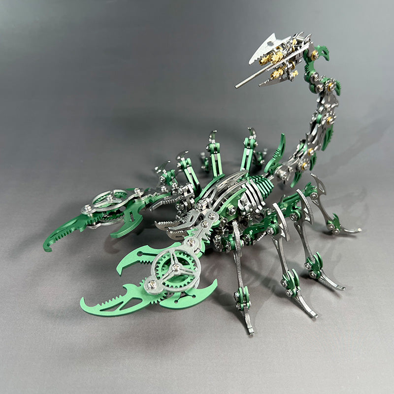 Mechanical Scorpion 3D Alloy Model kit（ Comes with English manual) floatingcity