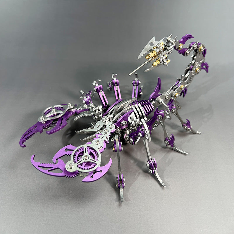 Mechanical Scorpion 3D Alloy Model kit（ Comes with English manual) floatingcity